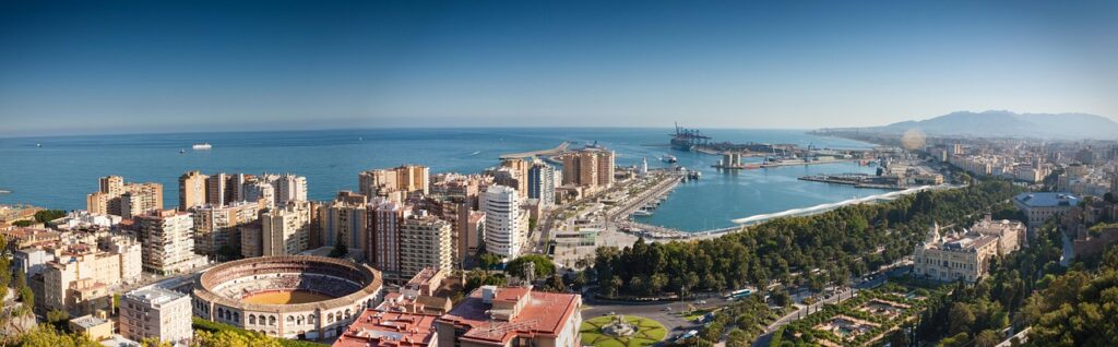 Malaga- imfrommalaga malaga in september - warm beach and clear skies in early autumn
